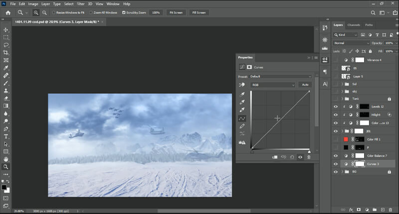 deph cod photomontage