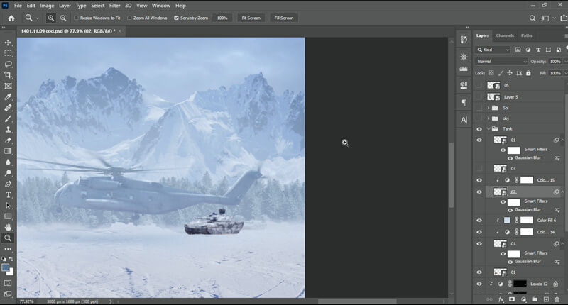 haze cod photomontage
